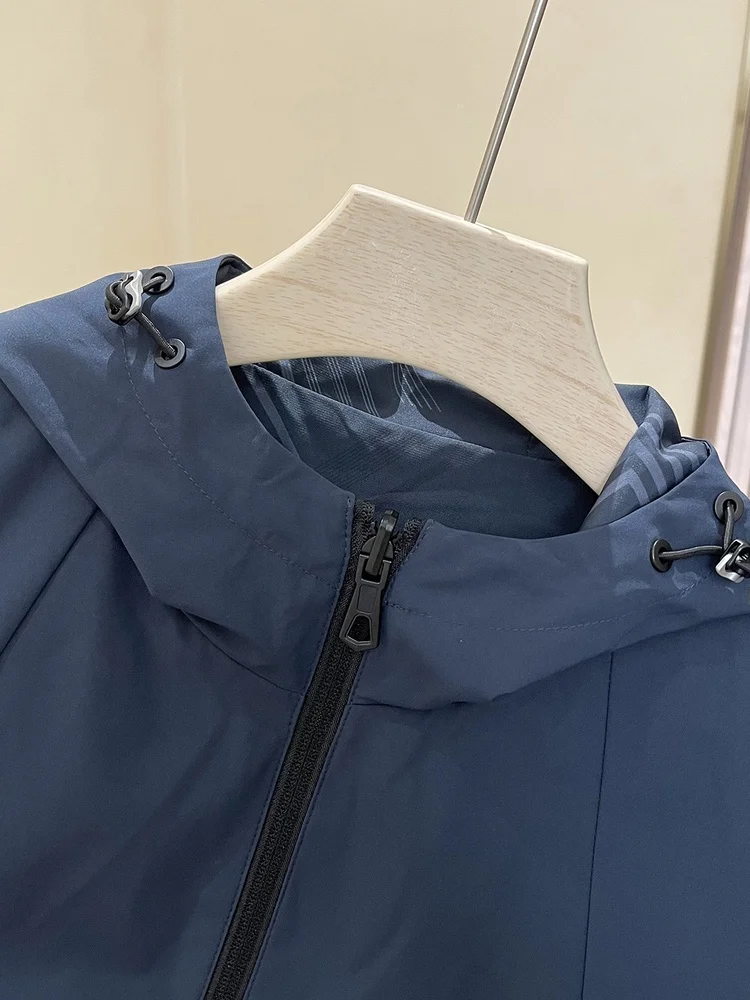 

H-Home бирка удаленная! Двусторонняя носимая толстовка с капюшоном для мужчин, молодежная модная повседневная спортивная верхняя одежда, полиэфирное волокно