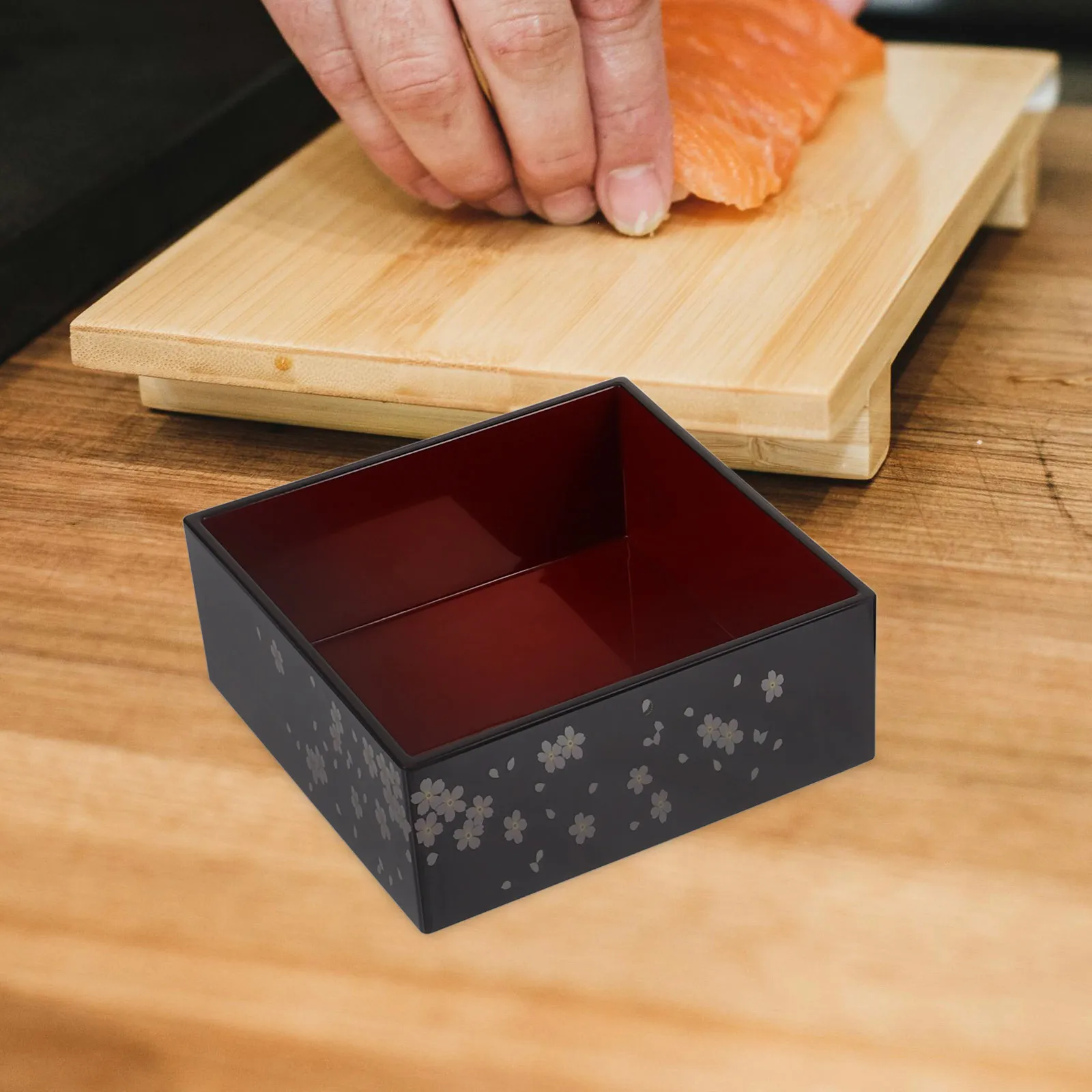 

3 Layers Japanese Bento Box Pattern Sushi Container Reusable Plastic Food Storage Portable Lunch Case For Snacks