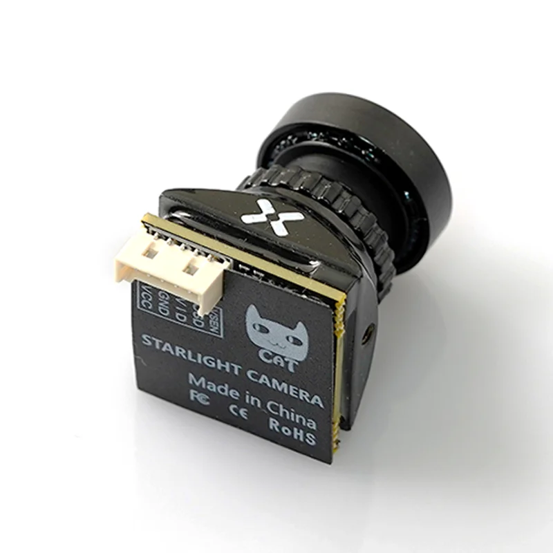 FPV-камера FOXEER CAT4 MICRO 1200TVL, Sony 1/3 дюйма CMOS, сверхночное видение, PAL/NTSC и переключение 4:3/16:9, 19 мм, для радиоуправляемых дронов