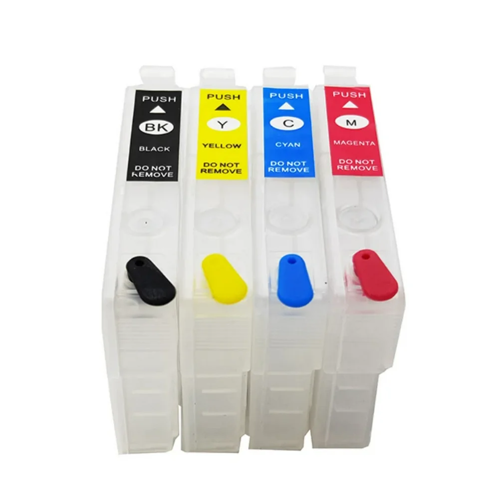 eikshop 212 212XL Refillable Ink Cartridge No Chip For Epson Expression Home XP-4100 XP-4105 WorkForce WF-2830 WF-2850 Printer