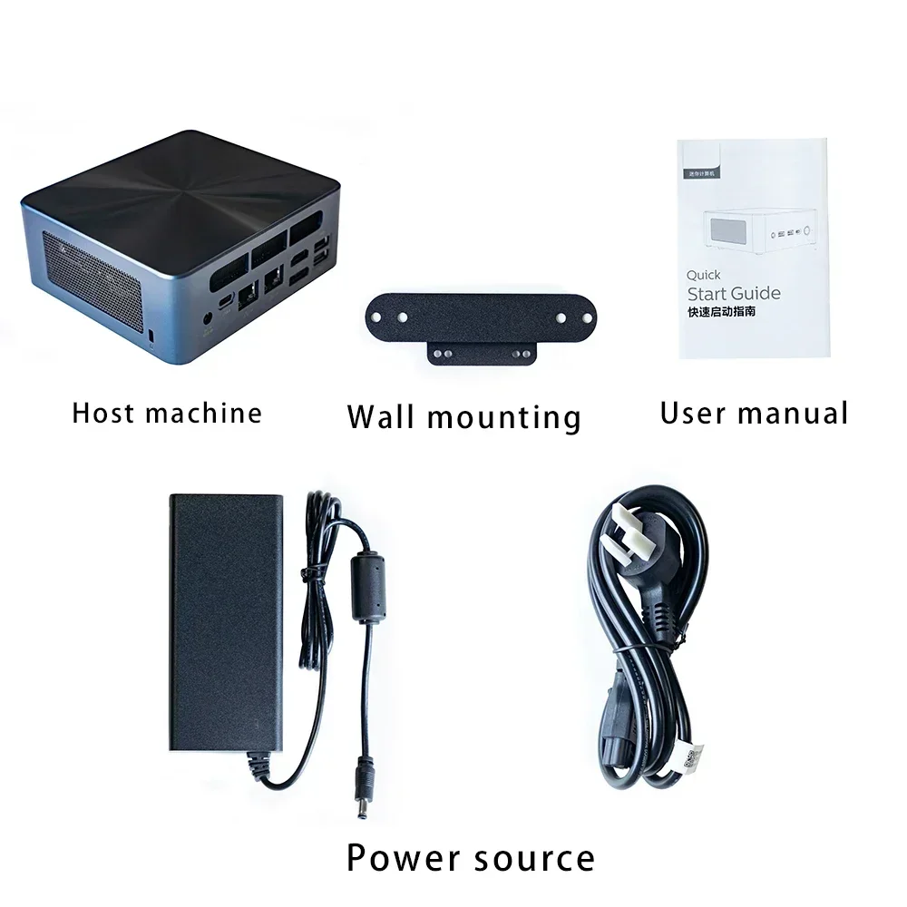 SZBOX كمبيوتر صغير R7 7840HS / 8845HS Windows 11 Pro DDR5 5600Mhz PCIe4.0 Nvme SSD WIFI6 BT5.2 4K @ 60hz 1000M Lan كمبيوتر ألعاب مكتبي