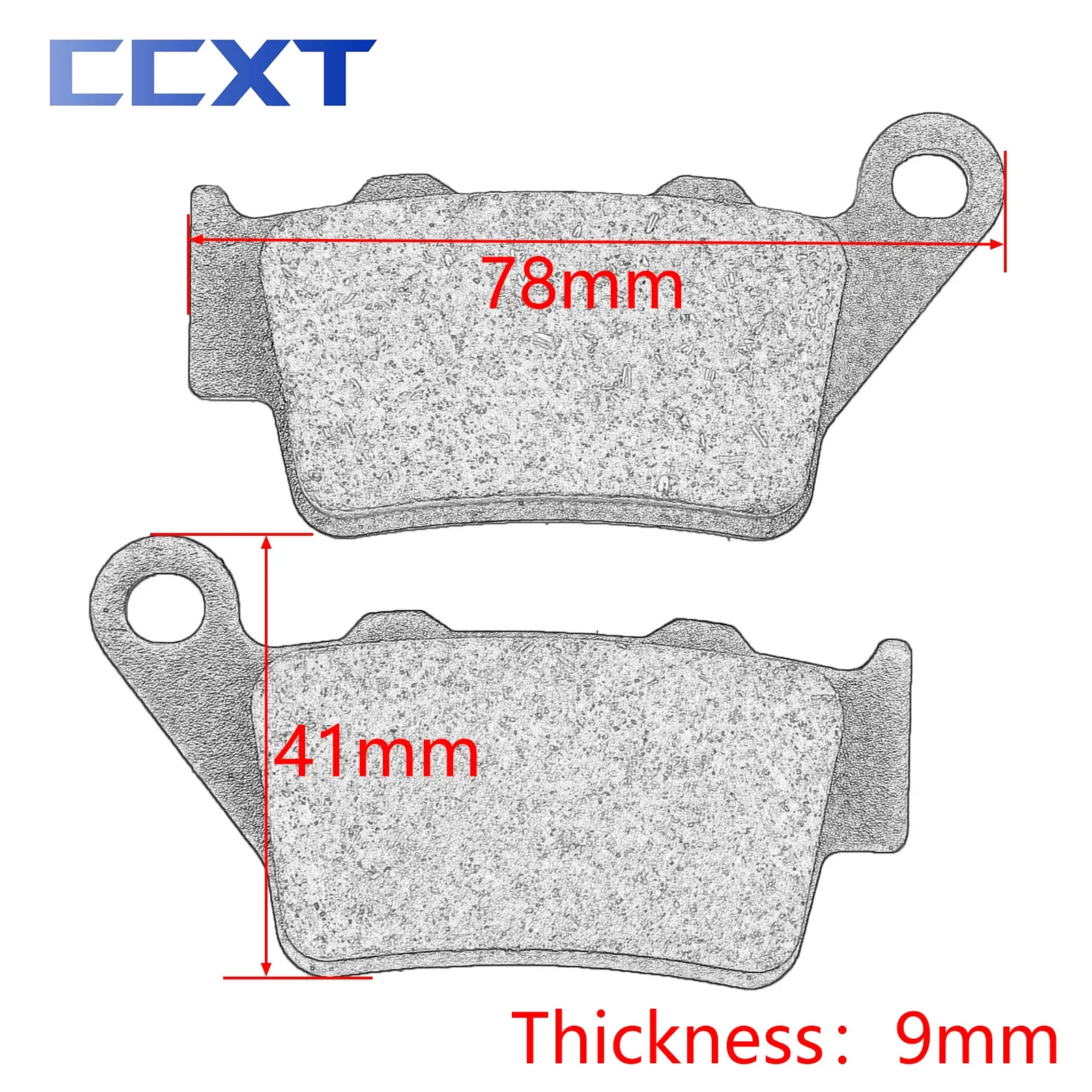 Motorcycle Rear Brake Pads For BMW F700GS F800GS F800R F800S F800ST F850GS S1000R S1000RR HP4 C1 125 200 G310 F650 F650GS G650