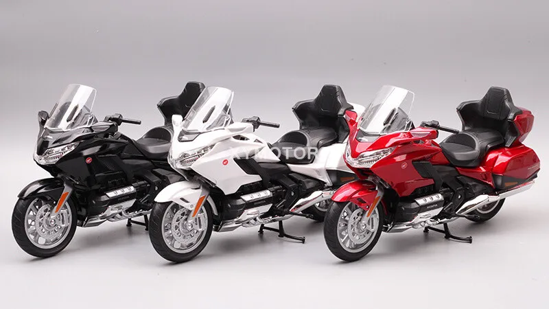 

Welly 1/12 Honda GOLD WING 2020 Metal Diecast Model Motorcycle Red/White/Black