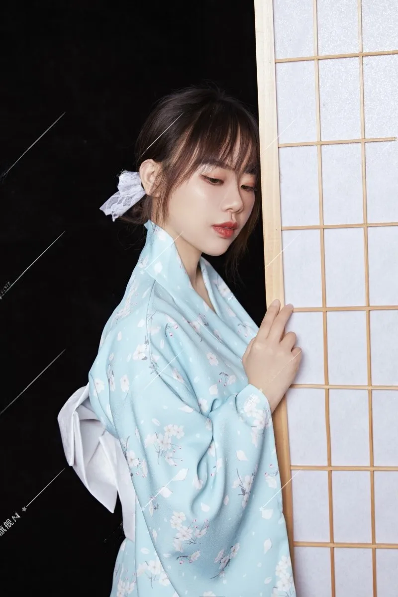 

Traditional Sakura Revamped Kimono Dress Formal Photography Women's Clothing Mythical Girl Uniform Japanese Outdoor Travel Ph...