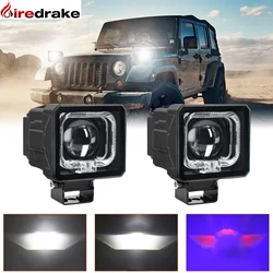 New LED Motorcycle Spotlight 480W 36000LM High Power Motorcycle Headlight White Light 6500K Jeep Truck SUV Tractor Spotlight 60V