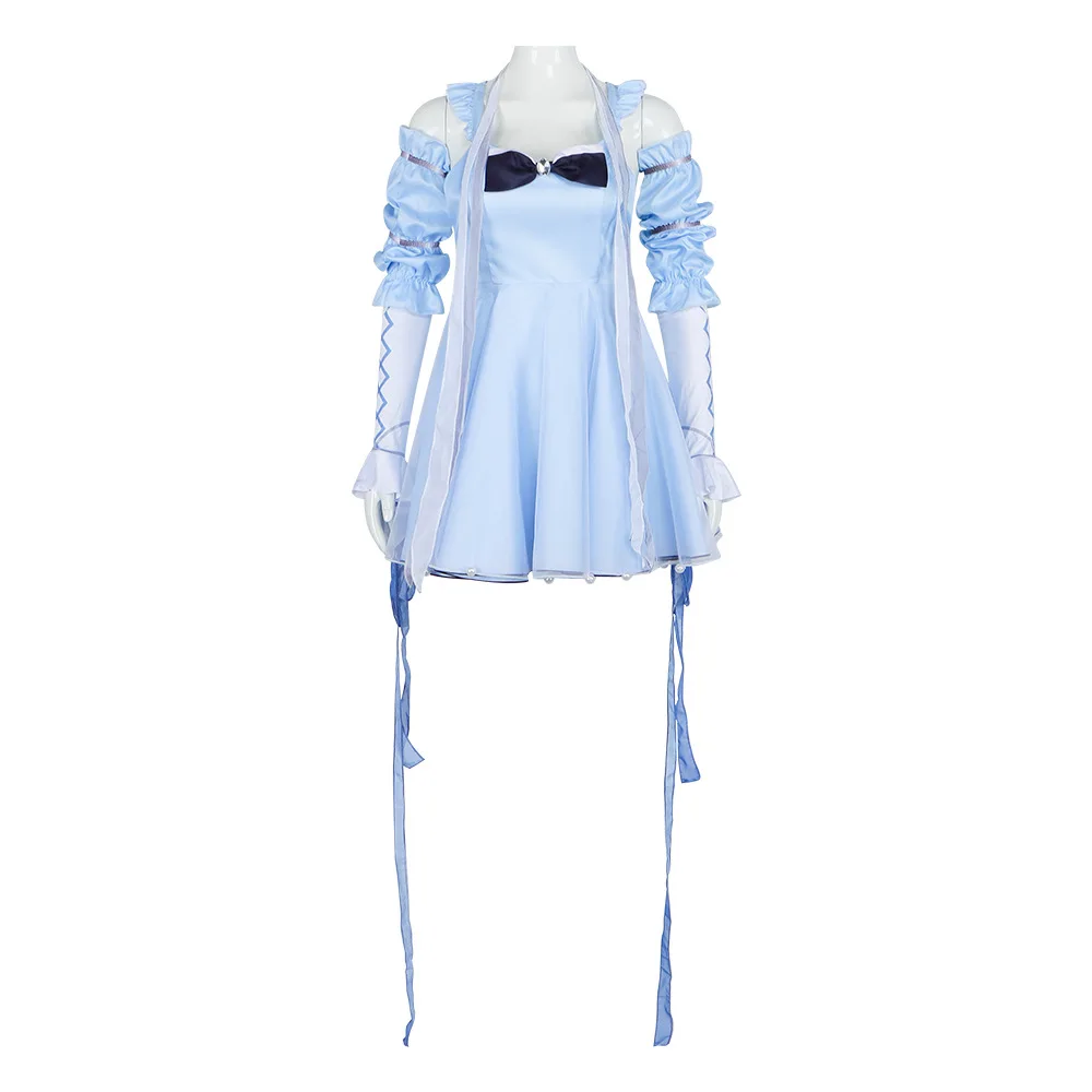 

Женщина Луо Тяньи Косплей Костюм Синие Платья Девушка Хэллоуин Карнавал Косплей Луо Тяньи Индивидуальная Одежда