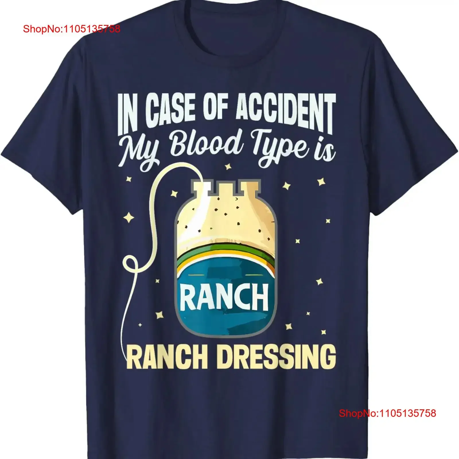 Ranch Dressing T Shirt  vintage Washed Slightly graphic Unisex homme Breathable fashion Stylish Versatile Soft Stretched
