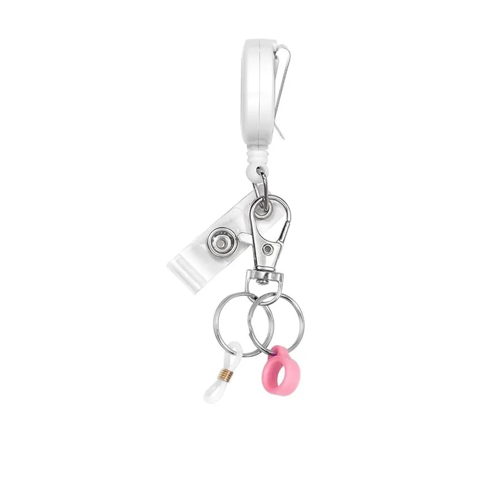 NEW Retractable Pen Holders Multi-functional Universal Pen Clips Badge Holders Gift