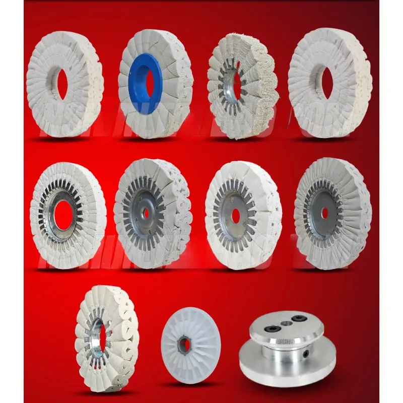 Fabric Core Cotton Airway Polishing Wheel, Iron Buffing Wheel for KDT Nanxing Homag Edge Banding Machine