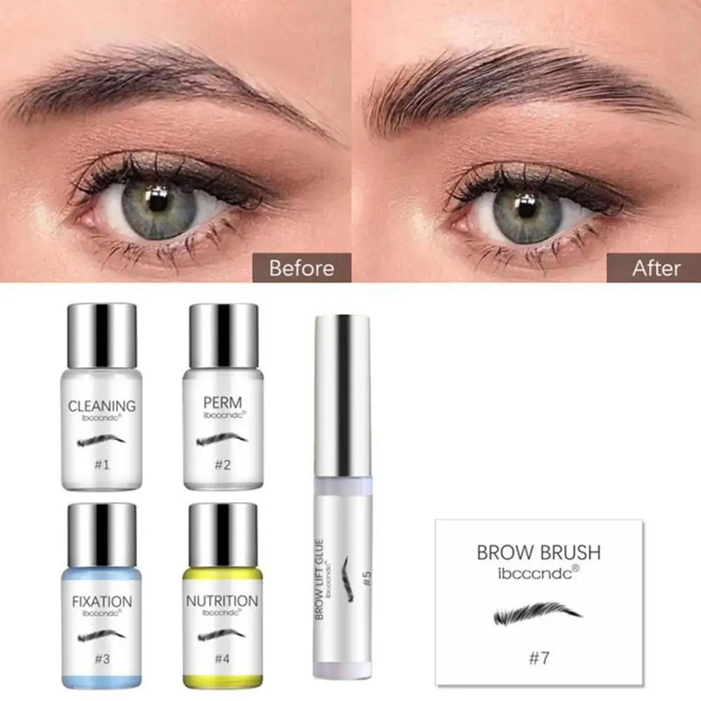 Ibcccndc permanente para cejas, levantamiento de queratina, semipermanente, pegamento de deformación, belleza salvaje, O3Y1