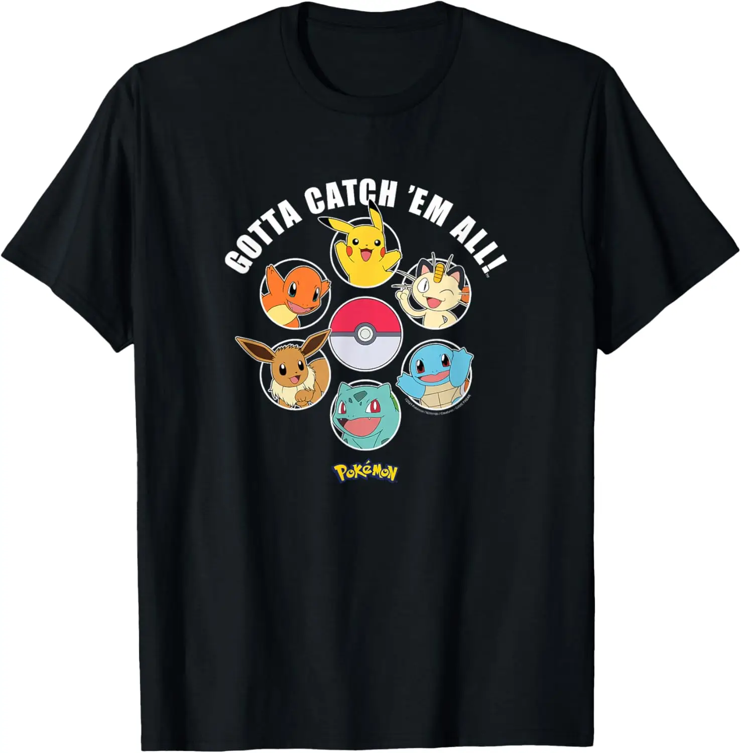 Pokémon - Gotta Catch Em All Group T-Shirt S-6XL