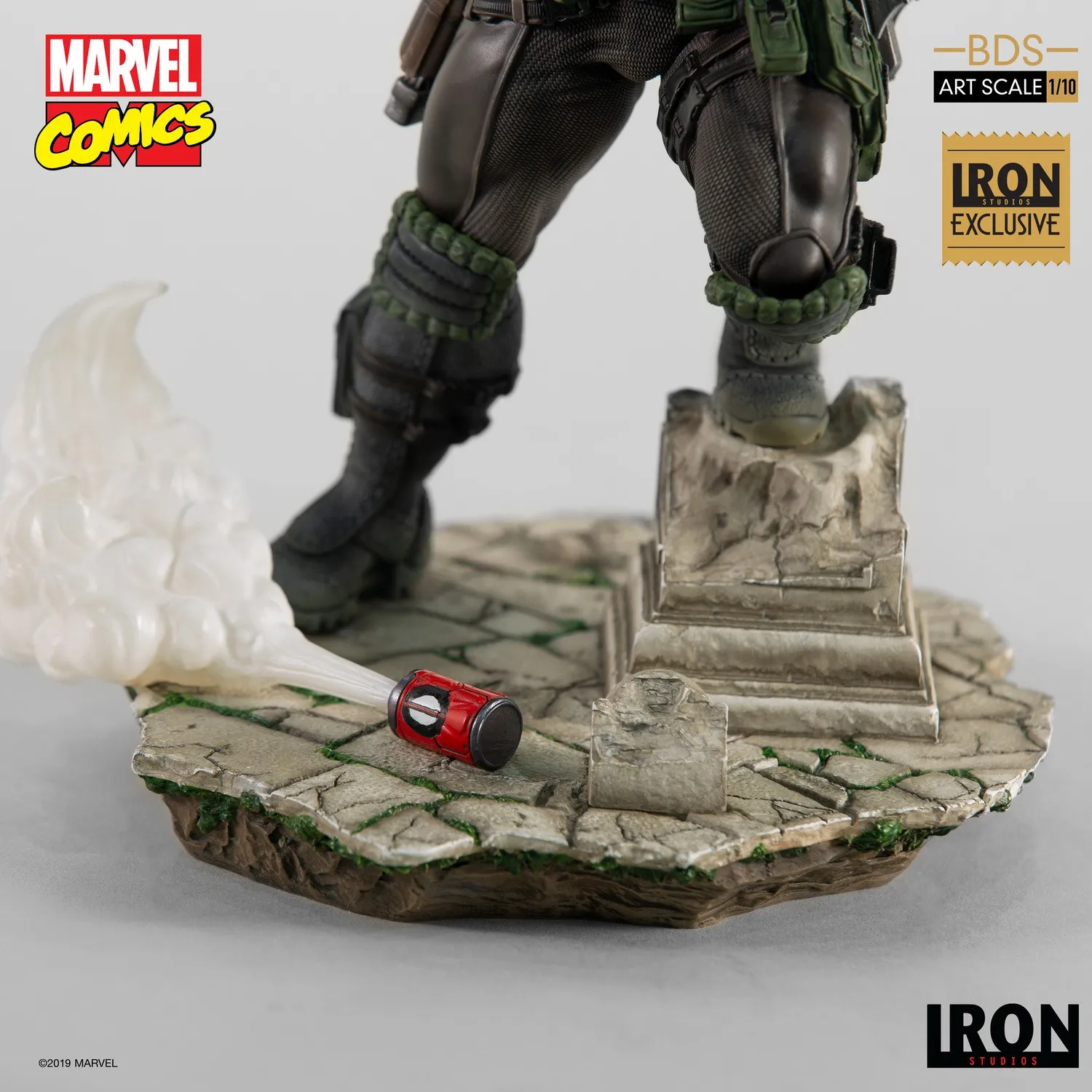 Marvel Comics Series Cable Model Estátuas, Iron Studios, Brazilian Factory Collecting, Decoração Desktop, Modelos, Toy Ornaments, 1/10