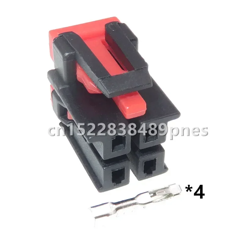 4 Pole Automotive Modification Accessories Plastic Housing Electric Wiring Harness Socket For Car