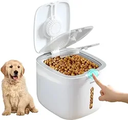 Sealed and moisture-proof cat food storage bucket, large capacity pet cat food box