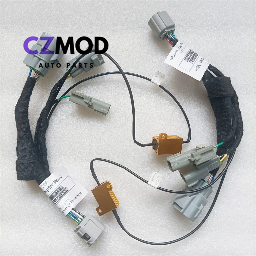 For TOYOTA 2019-2023 RAV4 Car Headlight Modification Upgrade Special Car Wiring Adapter Harness Car Accessories Plug And Play