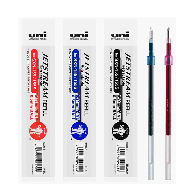 Uni New Technology JETSTREAM Gel Pen Refill SXR-10 Quality Writing Supplies for SXN-210