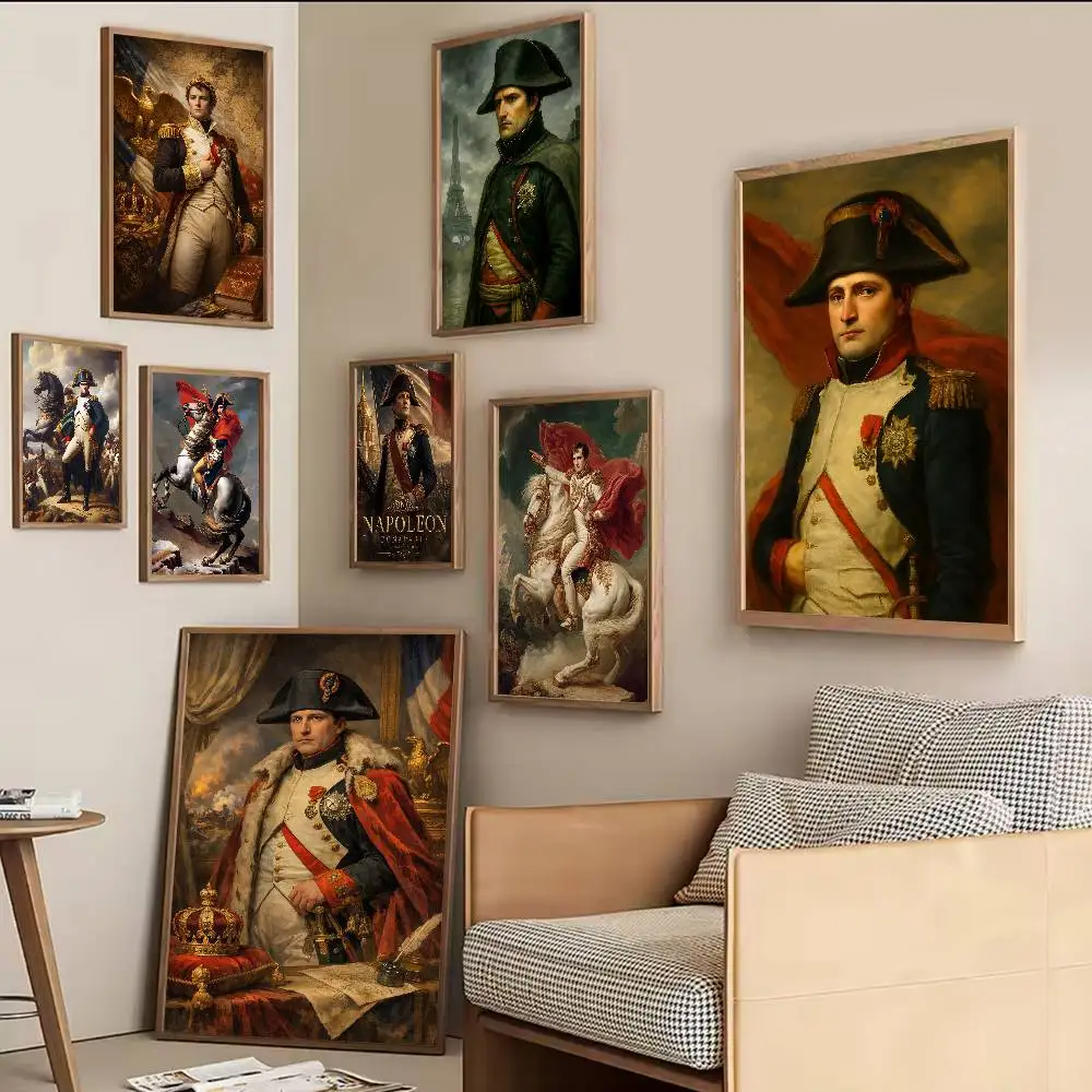 Napoleon Bonaparte art Self-adhesive Art Poster Whitepaper Prints Posters Artwork Aesthetic Art Wall Painting