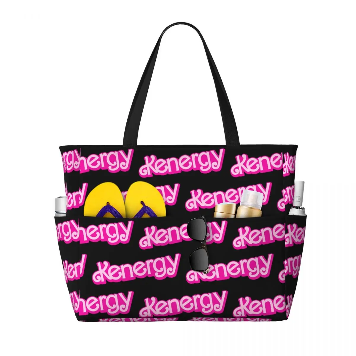 

Kenergy Beach Tote Bag Sport Gym Yoga Duffle Large Tote Bag Women Travel Bag Fitness bag