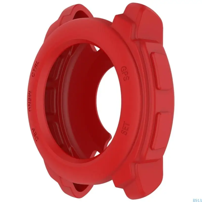 R91a Smartwatch 40mm 45mm السيليكون ناعم ناعم الغبار غلاف الأكمام الإسكان