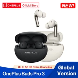 Original OnePlus Buds Pro 3 Global Version Bluetooth 5.4 Earphone 50dB ANC Noise Canceling Spatial for Oneplus 12 12R Nord 4