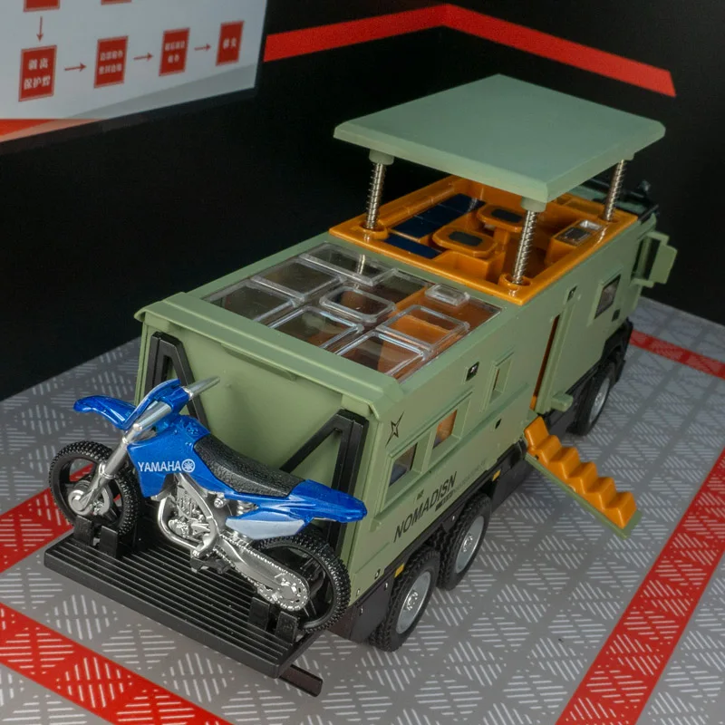 

1:32 Mercedes Benz Truck Navigator Коллекция моделей автомобилей из сплава Дверь автомобиля открываются имеет имитирующие функции звука и освещения