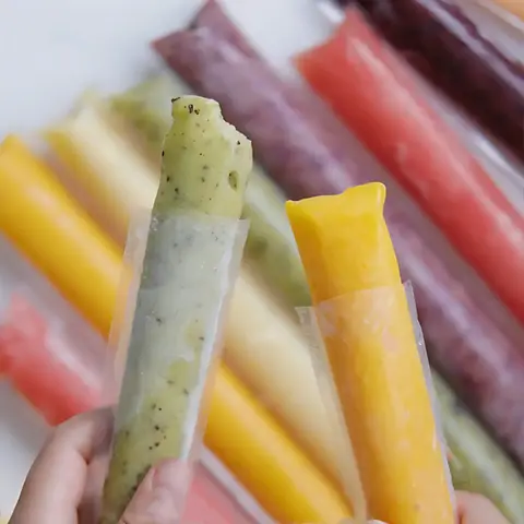 100-1000PCS Ice Bag Making Disposable Popsicle Ice Bag Home-made Ice Cream Self-sealing Bag Transparent Food Fruit Ice Bag
