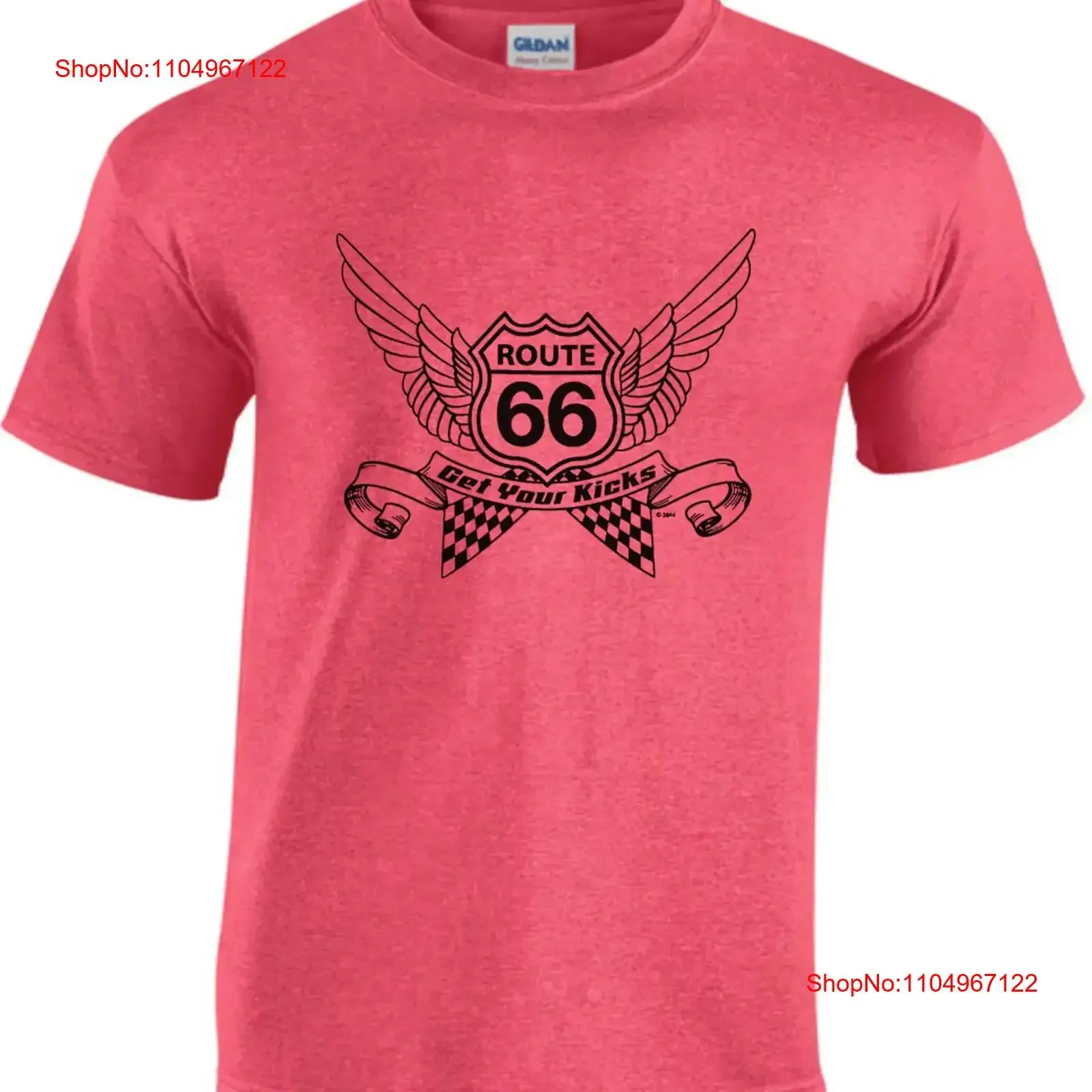 

Rt 66 T shirt Mens Route Dad s Fathers Day Nostalgia vintage Washed Top For Everyday Wear Comfortable Stylish Breathable Soft