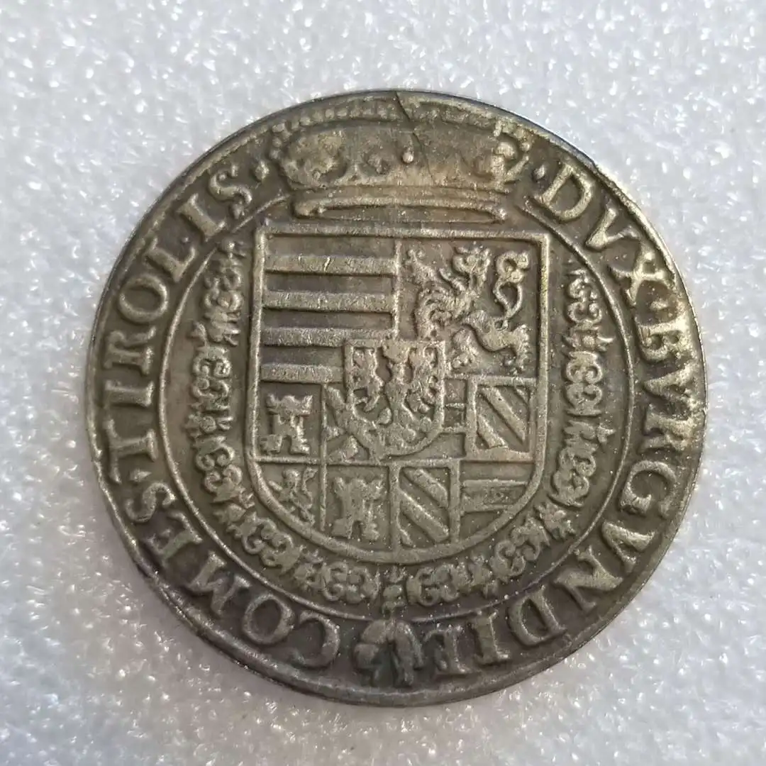 

1595 Австрийский серебряный доллар, стандартная монета, украшение для дома, медаль, монета, настольное украшение, рождественские подарки #2046
