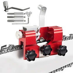 Chainsaw Sharpener With 3 Grinder Stones Chainsaw Chain Sharpening Jig Chain Saw Sharpen Tool For Most Chain Saws Electric Saws