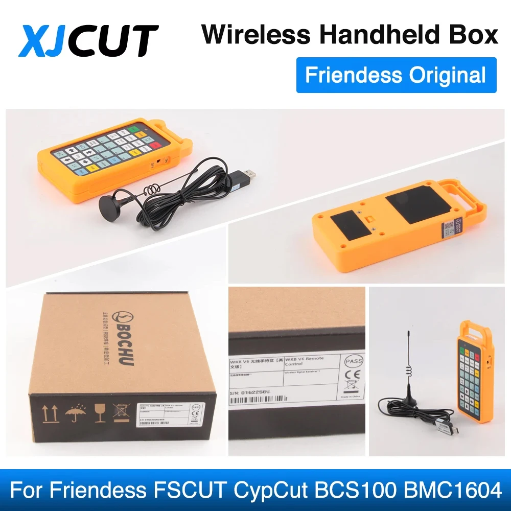 

Original BOCHU WKB V6 Laser Cutting Wireless Handheld Control Remote Controller Laser Cutting Friendess System Cypcut FSCUT HSG