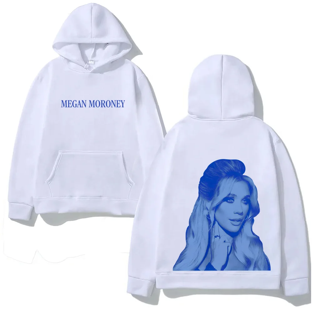 Am I Okay? Face Hoodie 2025 New Megan Moroney Casual Sweatshirt with Pocket Fleece Clothes Unisex Punk Fleece Hoody