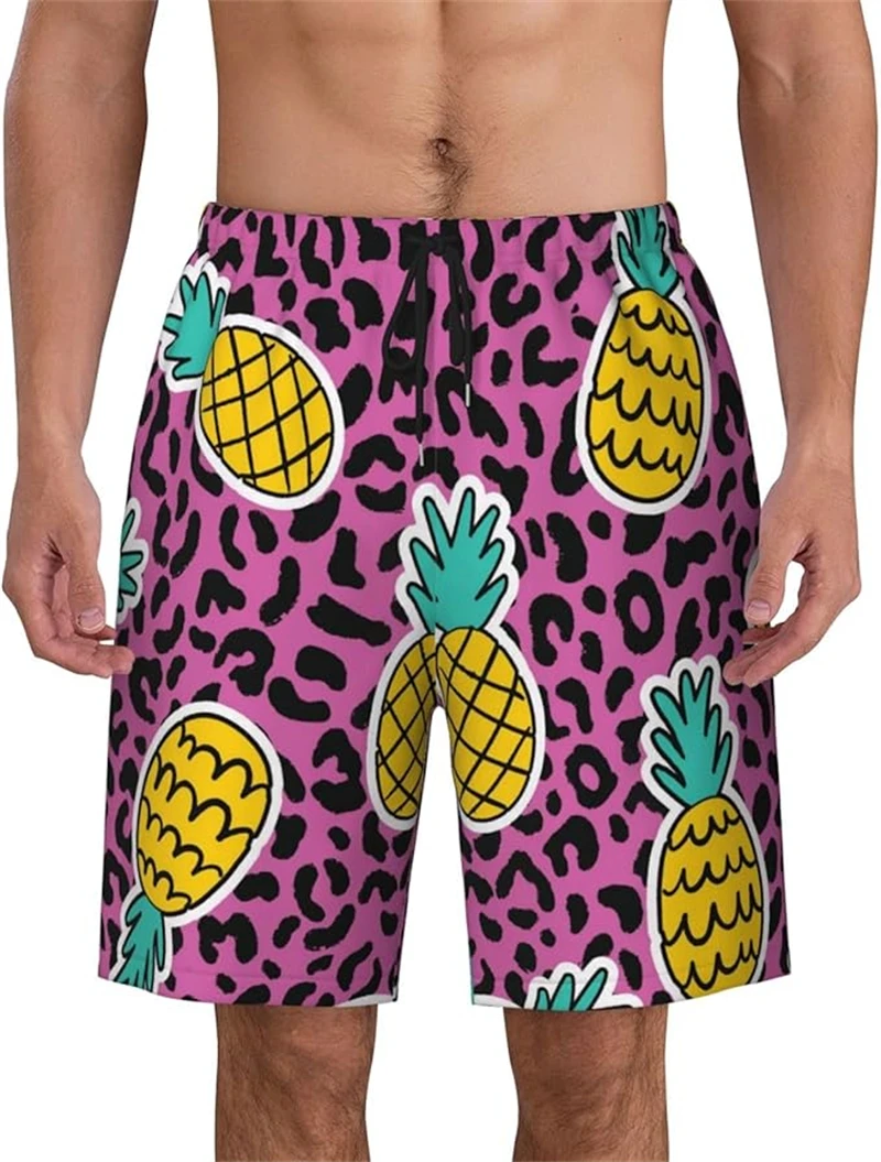 Cartoon Pattern Beach Shorts 2026 New Men 3d Printed Swimming Shorts Quick Dry Surfing Board Sports Swim Trunks Y2k Men Clothing