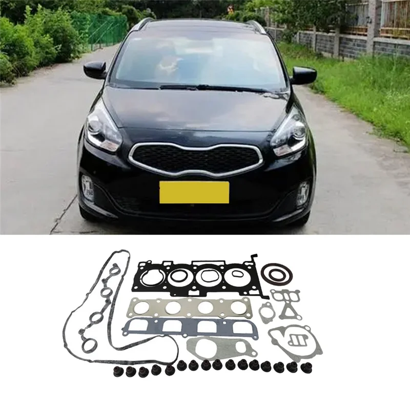 

Plain G4FJ Engine Gasket Seals Kit 20910-25A01 For Kia Carens 2007-2012 Manifold Gasket Camshaft Seal Repair Set 2091025A01 Part