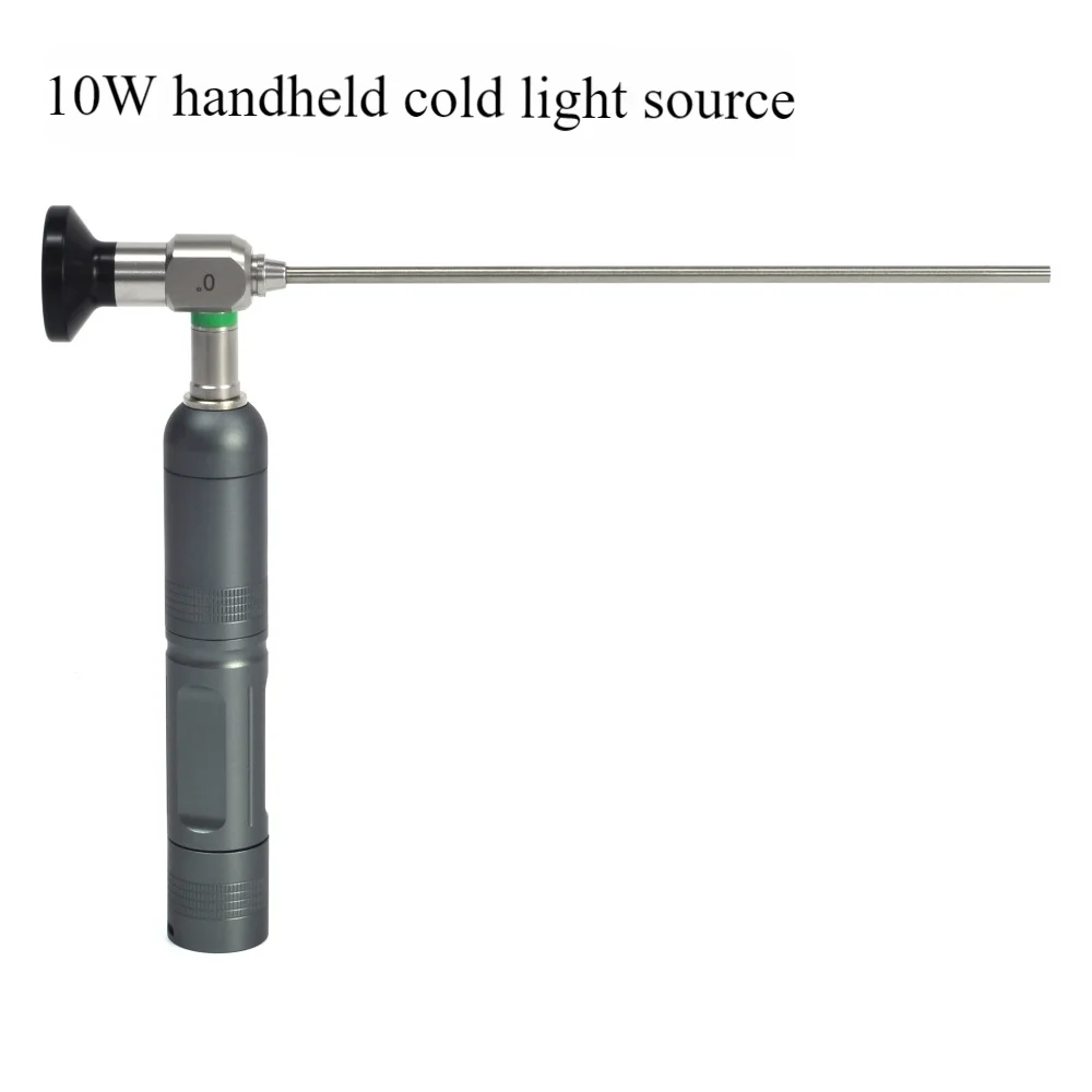 

10W Portable High Brightness Adjustable LED, Handheld Endoscope, Cold Light Flashlight, Vet Ear, Nose and Throat Inspection