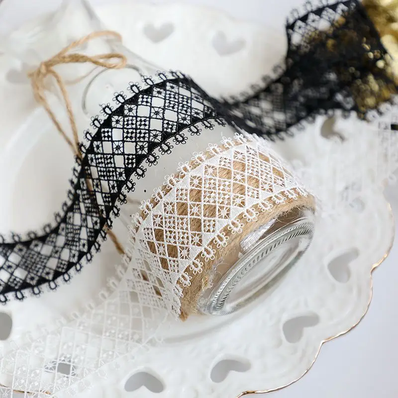 

Exquisite Fine Thread Water-Soluble Lace, Handmade Accessories, Clothing Materials And Accessories, Hat lace 4.5cm