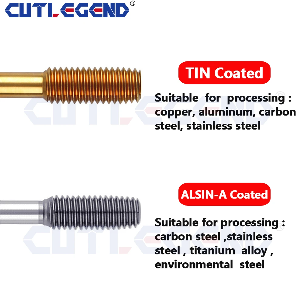 Extrusion Taps M2-M12 M35 Titanize Fluteless Forming Machine Plug Taps Metric Screw Thread Tap Drill Metal Threading Tools