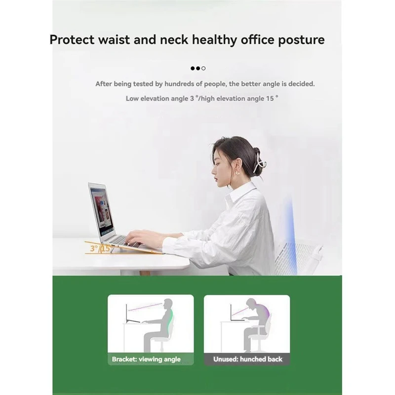 2 قطعة حامل كمبيوتر محمول محمول قوس قابل للطي غير مرئية محمول الناهض حامل وسادة للقدم لأجهزة الكمبيوتر المحمول حامل الكمبيوتر المحمول الساقين