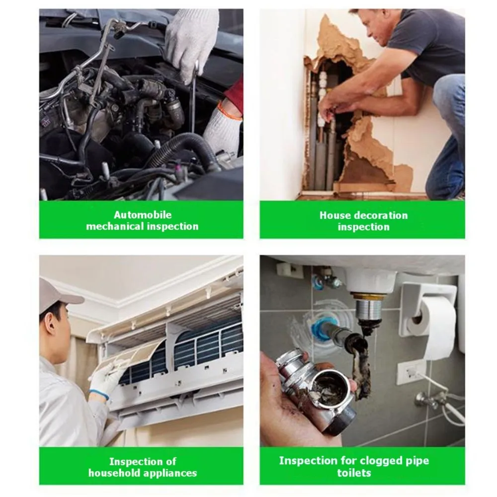 SQPP-Wireless Wifi Endoscope Camera 5M 8Mm Single Lens For Phone Car Repair Sewer Pipeline Tunnel Detection