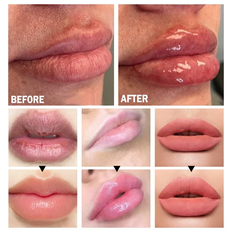 New Instant Lip Oil Plumper Volumising Moisturizing Lip Repairing Fade Lip Lines Brighten lip plumping gloss Oil Lips Care