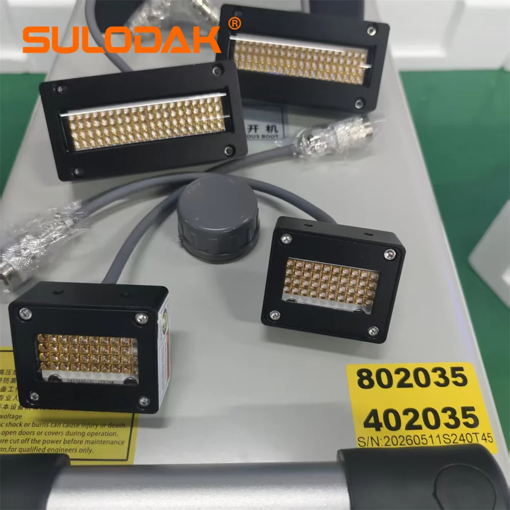 8020+4020 Water Cooled UV LED Curing System UV Ink Drying Lamp for Flatbed Printer Epson i3200 dual-nozzle TX800/XP600 PrintHead