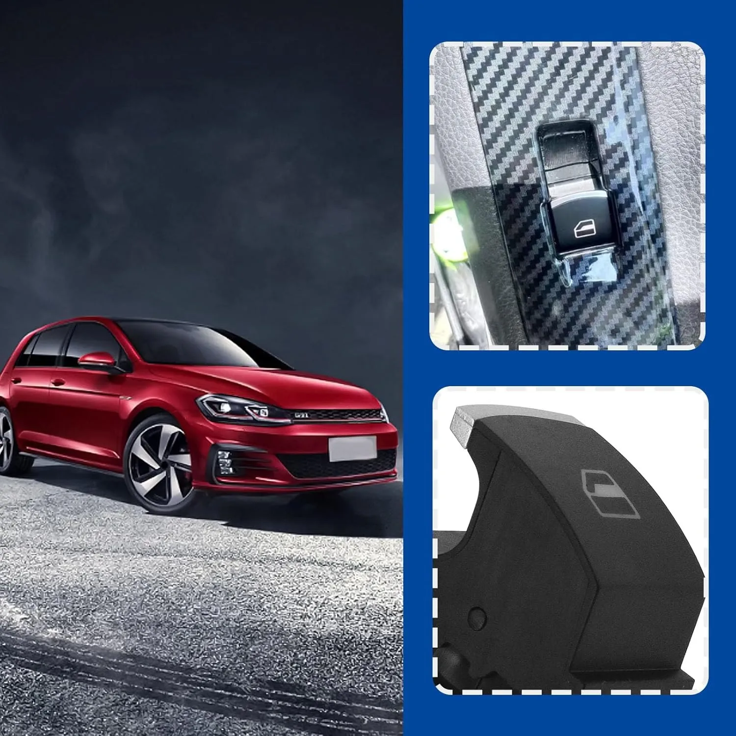 5ND959855 For CC Jetta Golf GTI VW Passat B6 Car Power Window Control Switch Button Door Lock Window Lifting