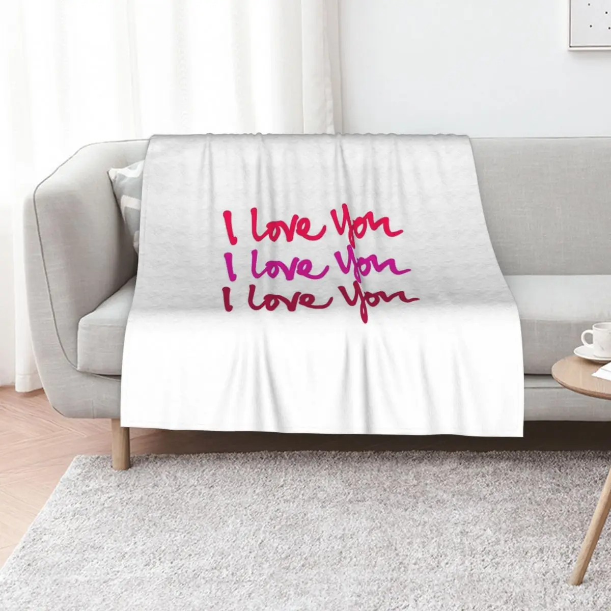 I love you more than one time Throw Blanket Ultra Plush Cozy Blanket for Napping Sleeping