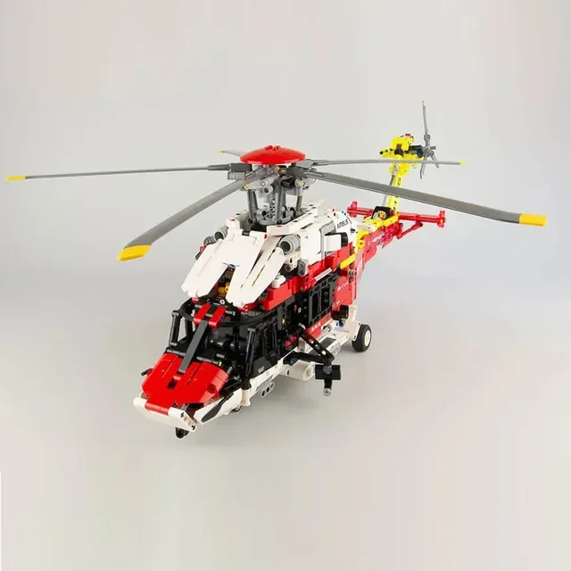 Technical Airbus H175 Rescue Helicopter Building blocks Plane Model Assemble Bricks Toys Christmas Birthday Gifts For Kids 42145