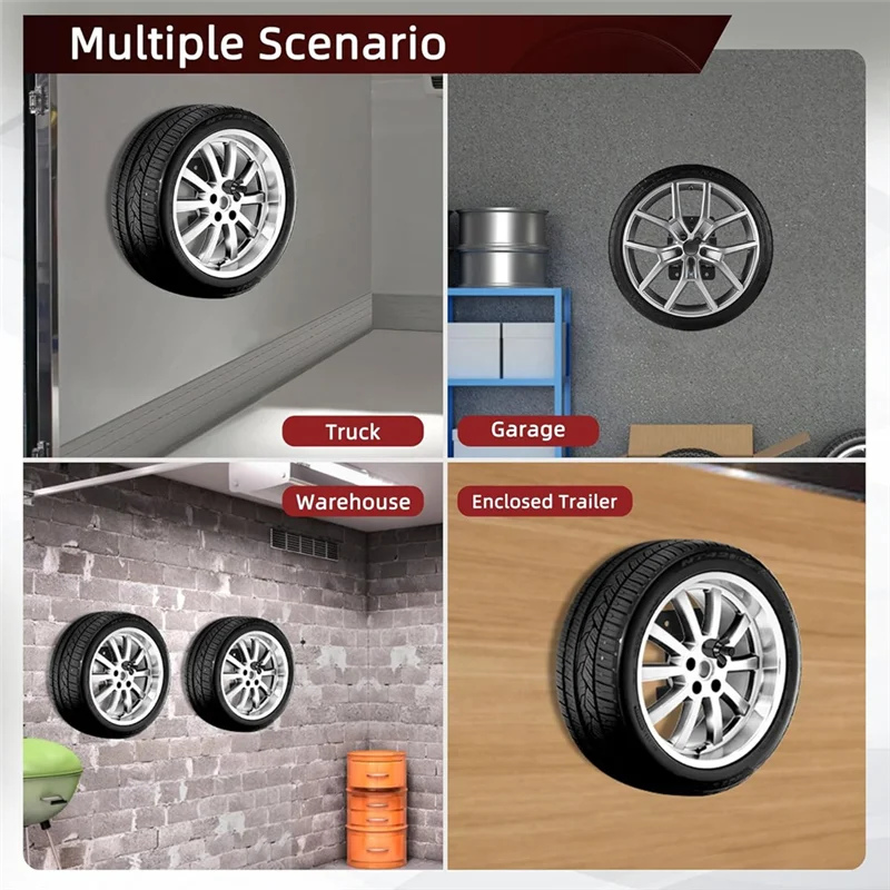 

Trending Wall Mount Spare Tire Mounting Bracket Rack–Upgraded Spare Wheel Carrier For Enclosed Trailers , Spare Tire Holder Moun