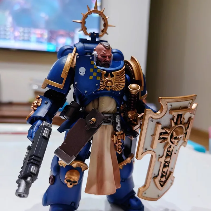 JOYTOY Warhammer 40K Ultramarines Bladeguard Veteran 1/18 Actionfigur 12cm Bruder Sergeaht Proxio Puppe Legion XIIIth Spielzeug Geschenk