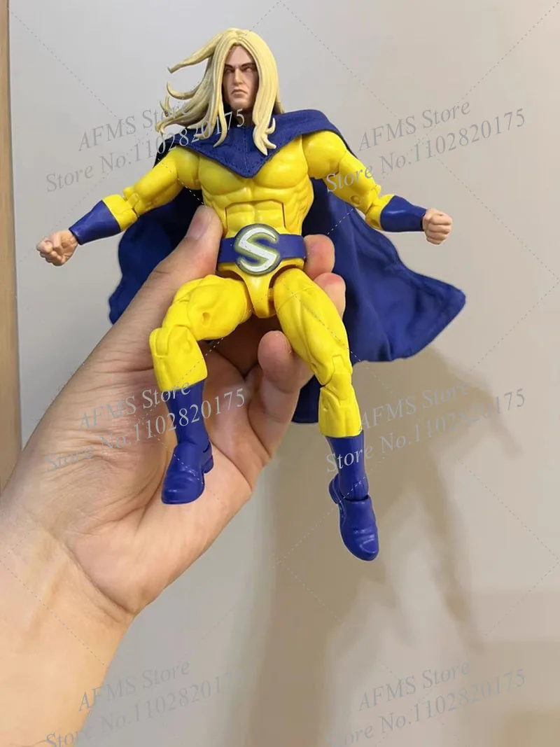 1/12 Scale Collectible Figure Sentry Robert Blue Cloak Cosplay Anime Super Hero Clothes With Iron Wire Fit 6
