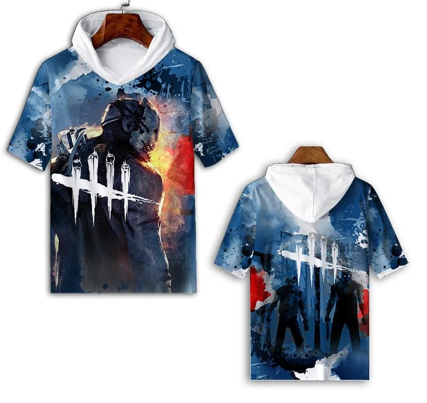 

Новая модная футболка New Dawn Killing с коротким рукавом, принт на верхнюю часть тела, унисекс, дышащий полиэстер, мультяшная тематика