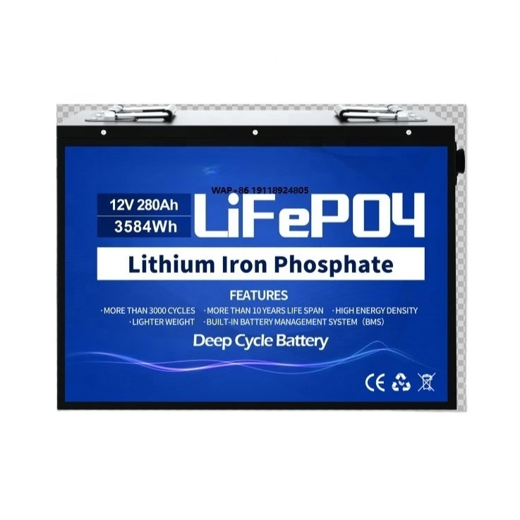 

Eco-worthy 12V 280Ah Lithium Ion Battery Lifepo4 Battery Deep Cycle Battery Solar Power Off Grid System Manufacturer Wholesale