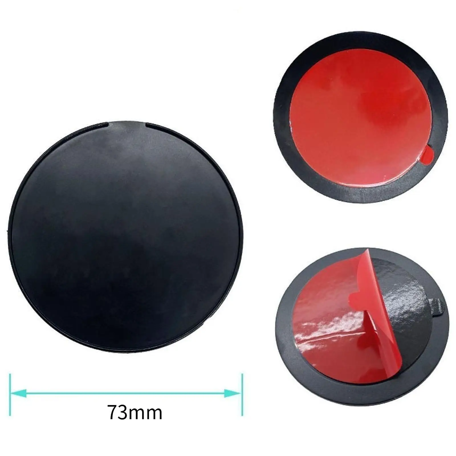 Dashboard Pad Mounting Disk Round Phone Bracket Base Stable Installation Mount Pad Adhesives Disc Vacuum Suction Phone Holder