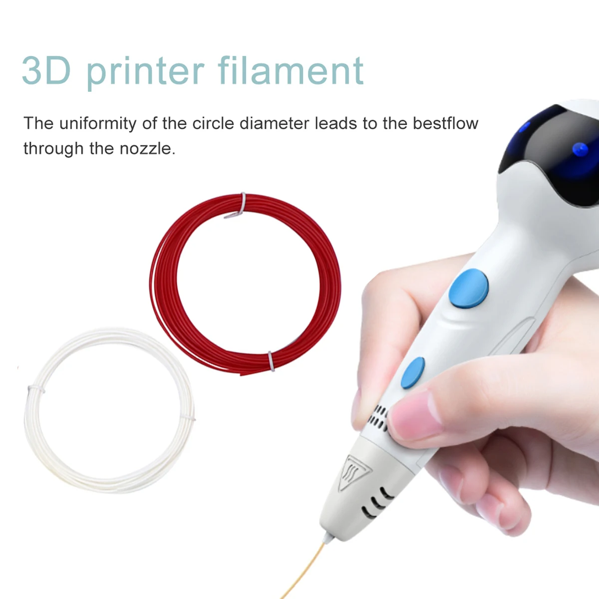 

18 Random Color 1.75mm 3D Printing Filament Consistent Diameter Universal Compatibility for 3D Pens Detailed Pla Printing